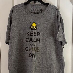 Chive Nation Gray Short Sleeve Tee